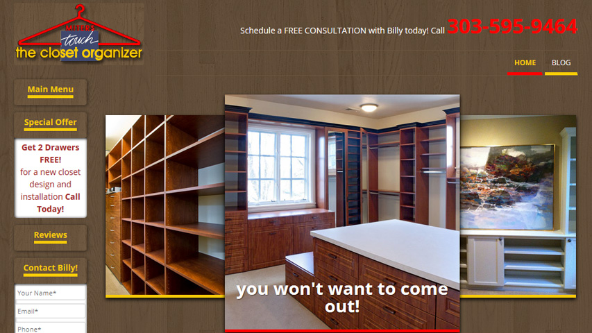 Miters Touch Custom Closets